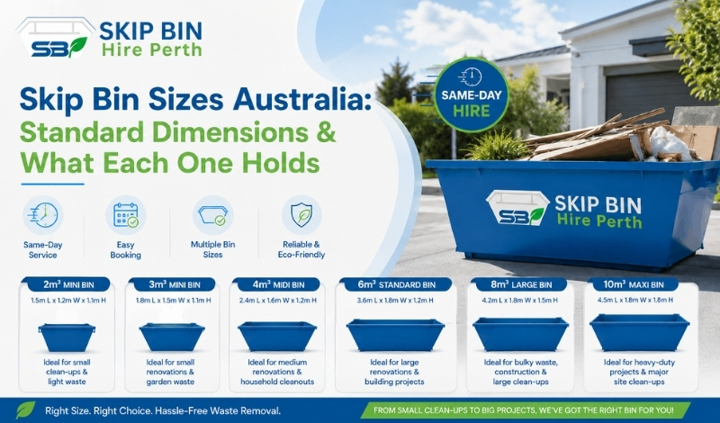 Skip Bin Sizes Australia: Standard Dimensions & What Each One Holds